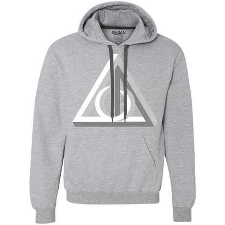 Sweatshirts Sport Grey / Small Deathly Impossible Hallows Premium Fleece Hoodie