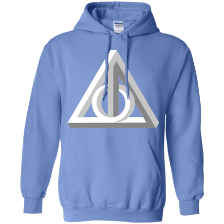 Sweatshirts Carolina Blue / Small Deathly Impossible Hallows Pullover Hoodie