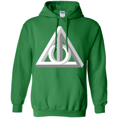 Sweatshirts Irish Green / Small Deathly Impossible Hallows Pullover Hoodie