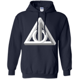 Sweatshirts Navy / Small Deathly Impossible Hallows Pullover Hoodie