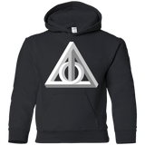Sweatshirts Black / YS Deathly Impossible Hallows Youth Hoodie