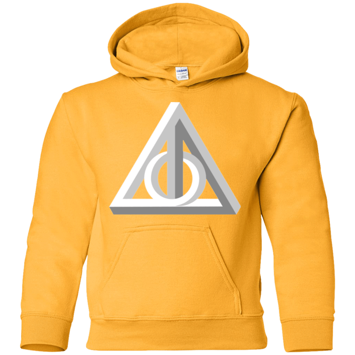 Sweatshirts Gold / YS Deathly Impossible Hallows Youth Hoodie