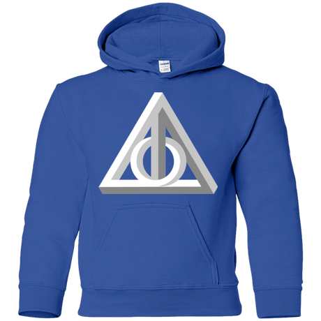 Sweatshirts Royal / YS Deathly Impossible Hallows Youth Hoodie