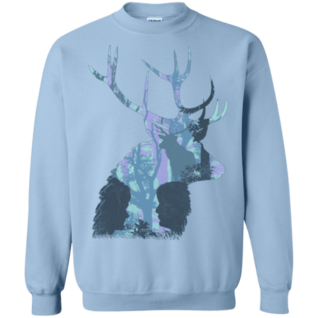 Sweatshirts Light Blue / Small Deer Cannibal Crewneck Sweatshirt