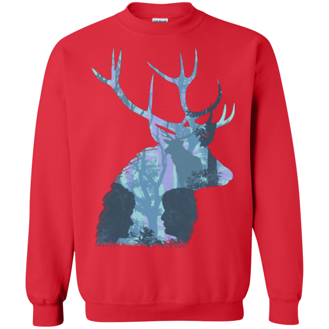 Sweatshirts Red / Small Deer Cannibal Crewneck Sweatshirt