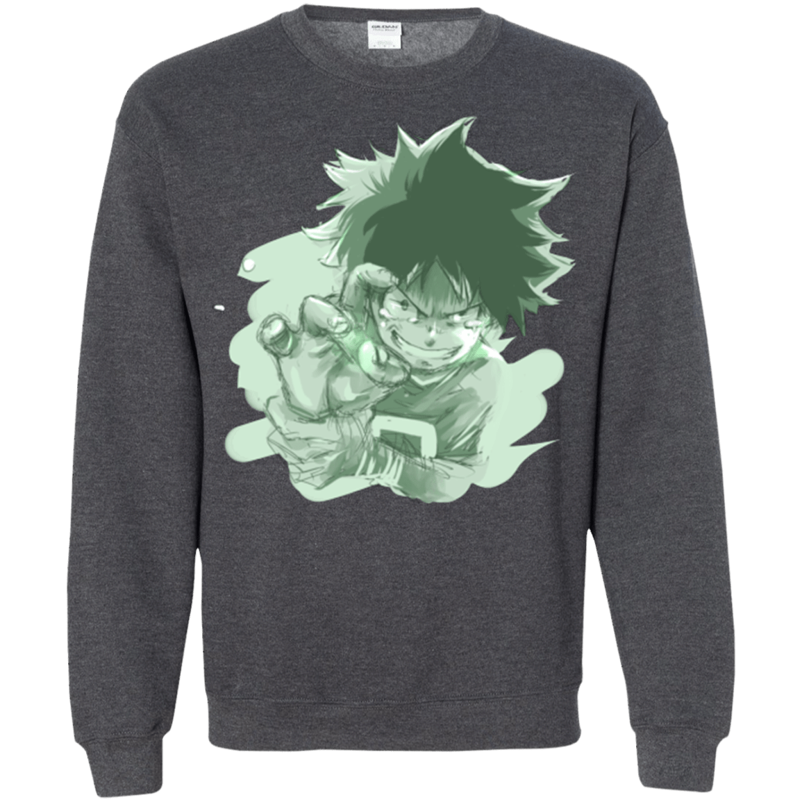 Sweatshirts Dark Heather / Small Deku Sketch Crewneck Sweatshirt