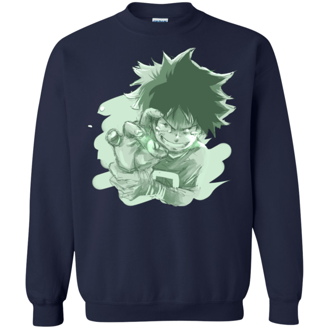 Sweatshirts Navy / Small Deku Sketch Crewneck Sweatshirt