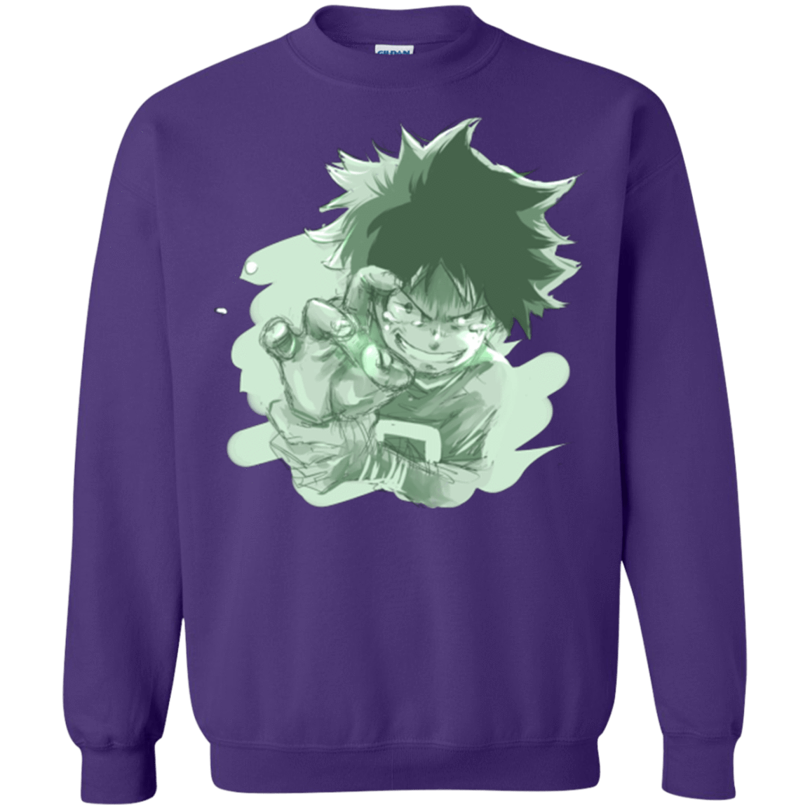 Sweatshirts Purple / Small Deku Sketch Crewneck Sweatshirt