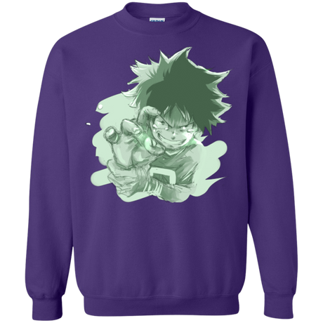 Sweatshirts Purple / Small Deku Sketch Crewneck Sweatshirt