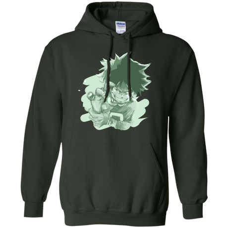 Sweatshirts Forest Green / Small Deku Sketch Pullover Hoodie