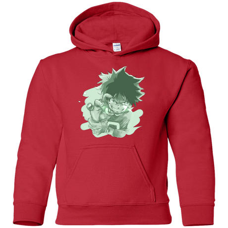 Sweatshirts Red / YS Deku Sketch Youth Hoodie