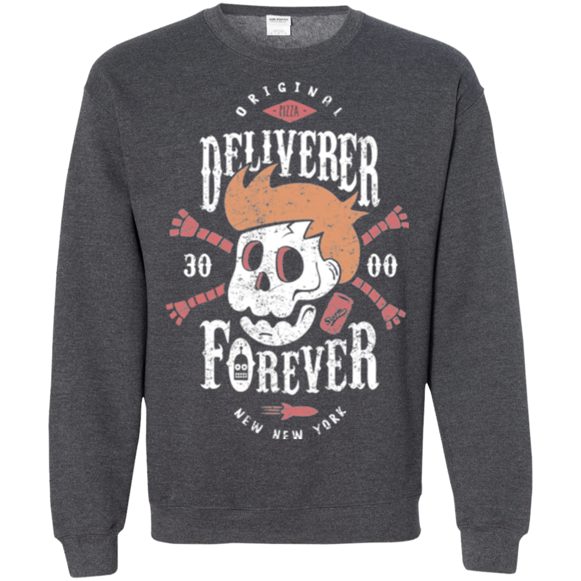 Sweatshirts Dark Heather / Small Deliverer Forever Crewneck Sweatshirt