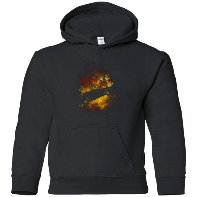 Sweatshirts Black / YS DELOREAN ART Youth Hoodie
