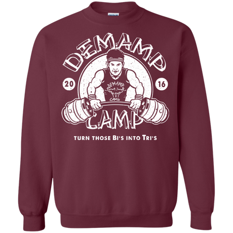 Sweatshirts Maroon / Small Demamp Camp Crewneck Sweatshirt