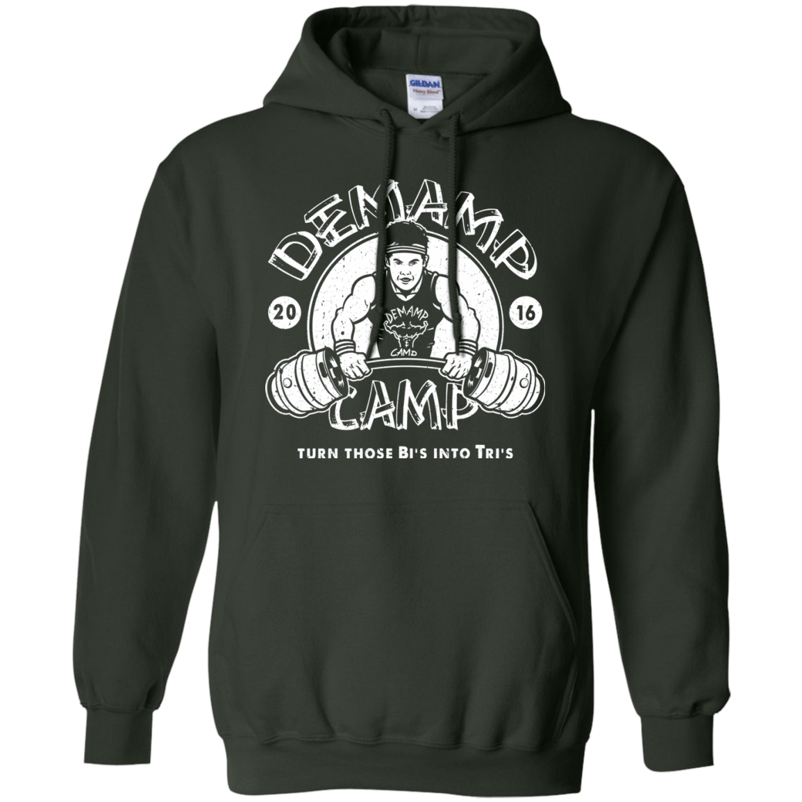 Sweatshirts Forest Green / Small Demamp Camp Pullover Hoodie