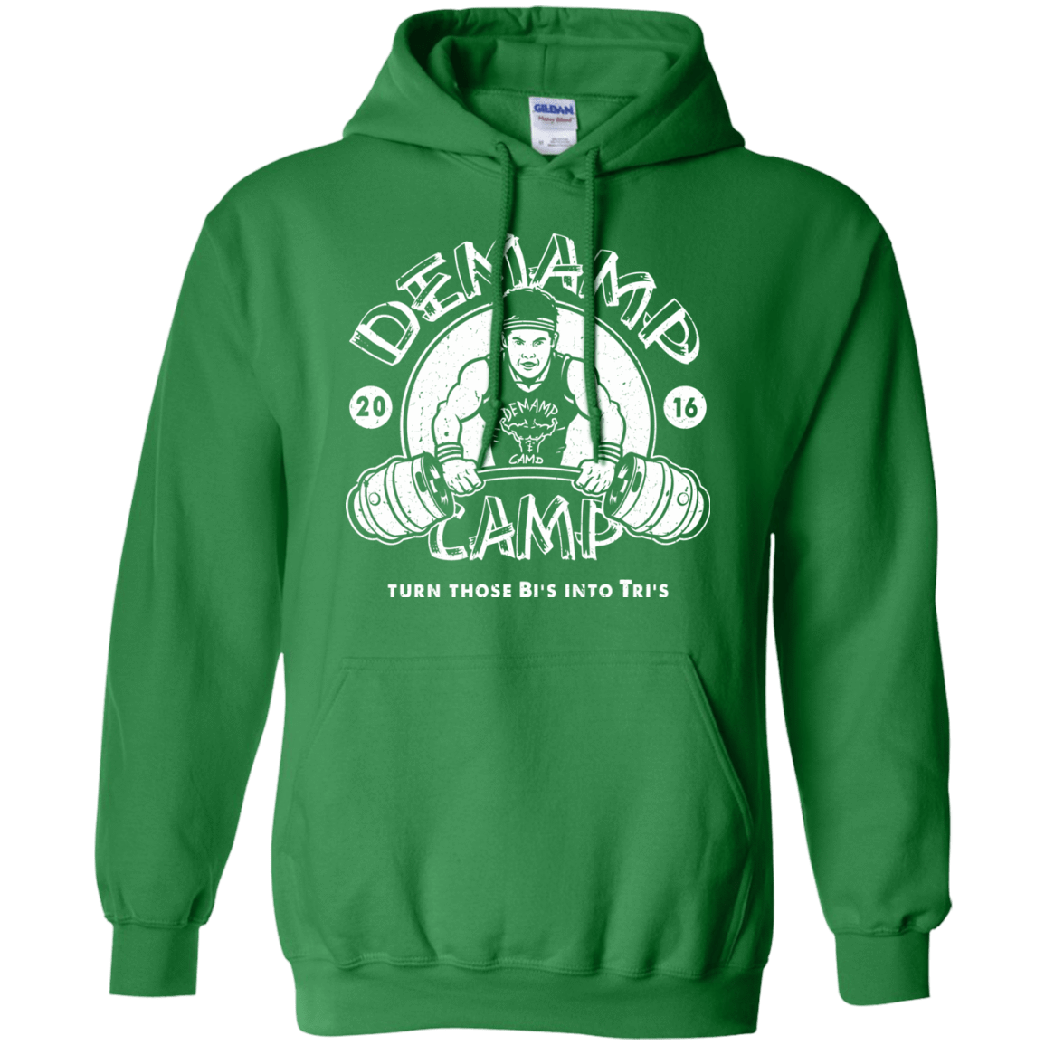 Sweatshirts Irish Green / Small Demamp Camp Pullover Hoodie
