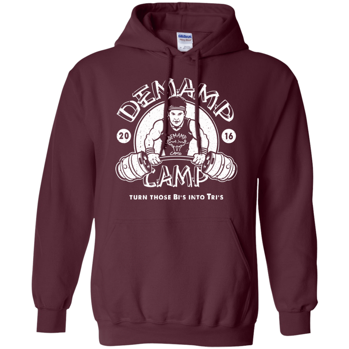 Sweatshirts Maroon / Small Demamp Camp Pullover Hoodie