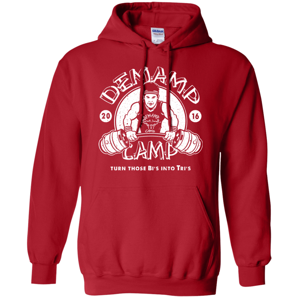 Sweatshirts Red / Small Demamp Camp Pullover Hoodie