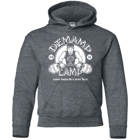 Sweatshirts Dark Heather / YS Demamp Camp Youth Hoodie