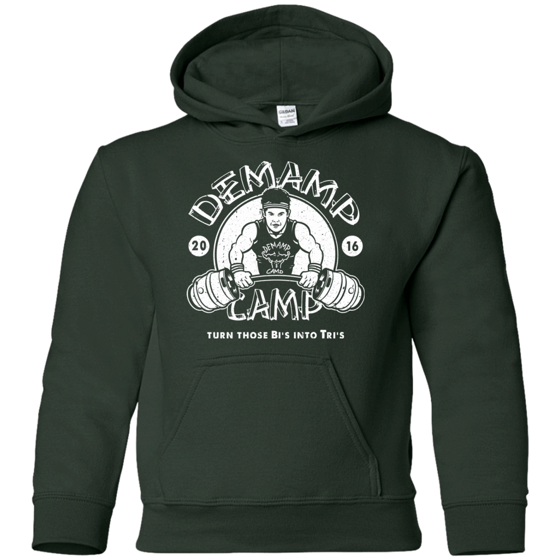 Sweatshirts Forest Green / YS Demamp Camp Youth Hoodie