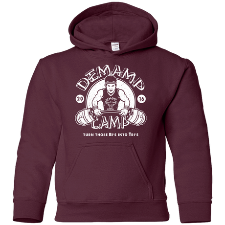 Sweatshirts Maroon / YS Demamp Camp Youth Hoodie