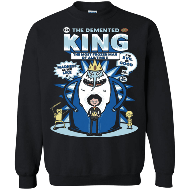 Sweatshirts Black / Small Demented king Crewneck Sweatshirt
