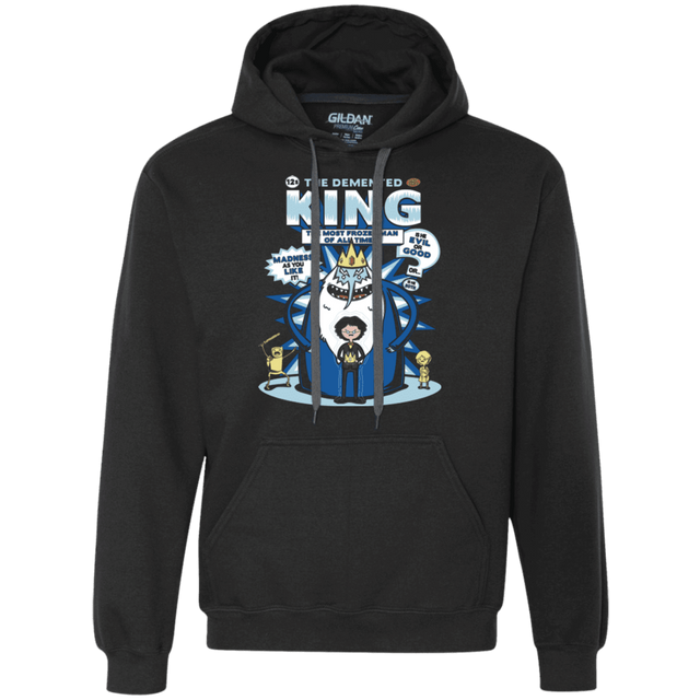 Sweatshirts Black / Small Demented king Premium Fleece Hoodie