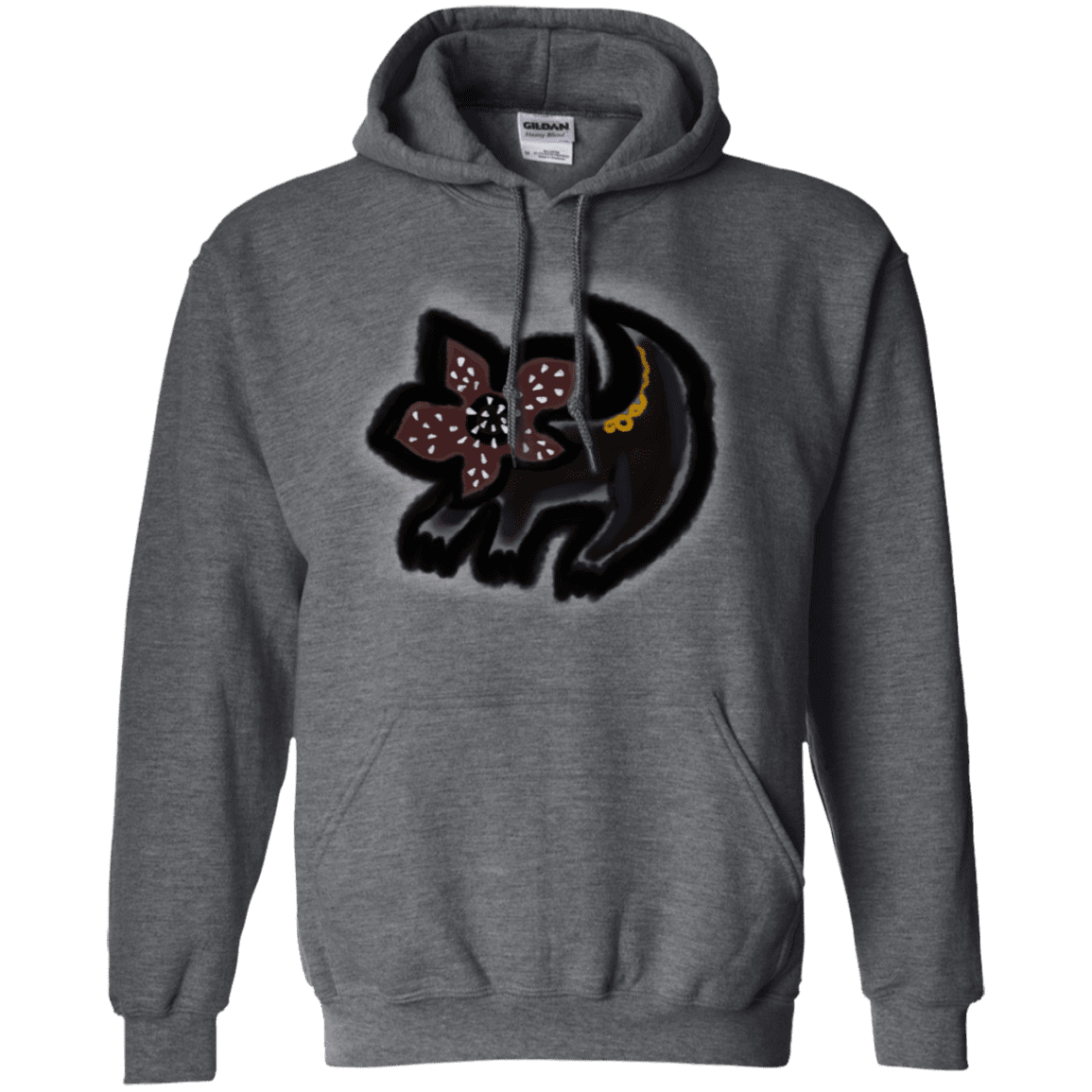 Sweatshirts Dark Heather / S Demodog Rupestre Pullover Hoodie