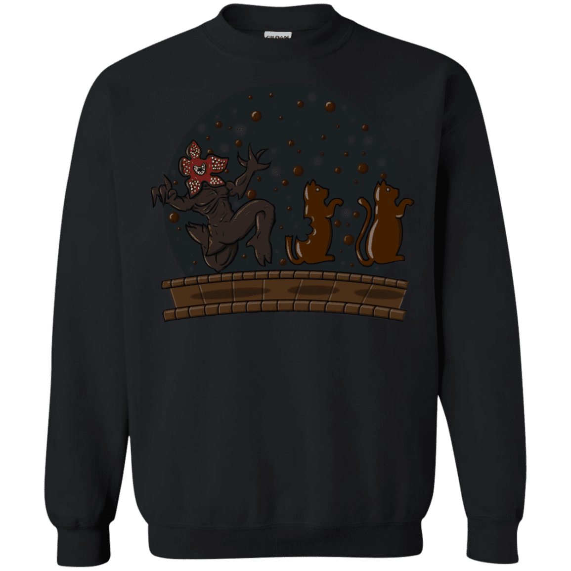 Sweatshirts Black / S Demogorgon Chocolata Crewneck Sweatshirt