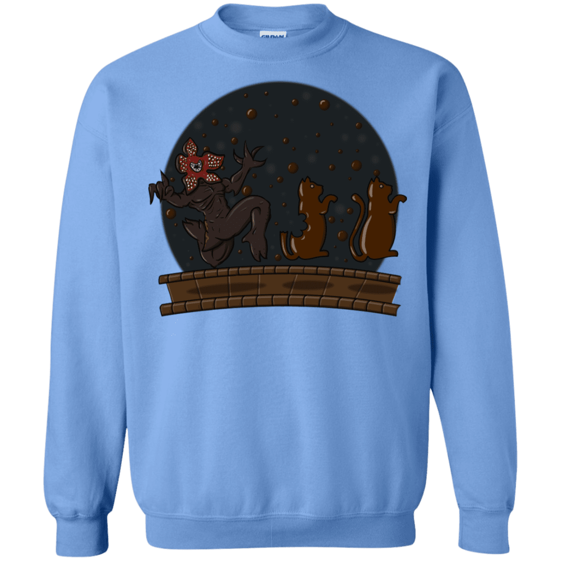 Sweatshirts Carolina Blue / S Demogorgon Chocolata Crewneck Sweatshirt