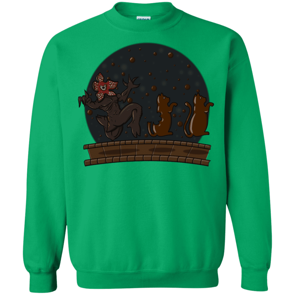 Sweatshirts Irish Green / S Demogorgon Chocolata Crewneck Sweatshirt