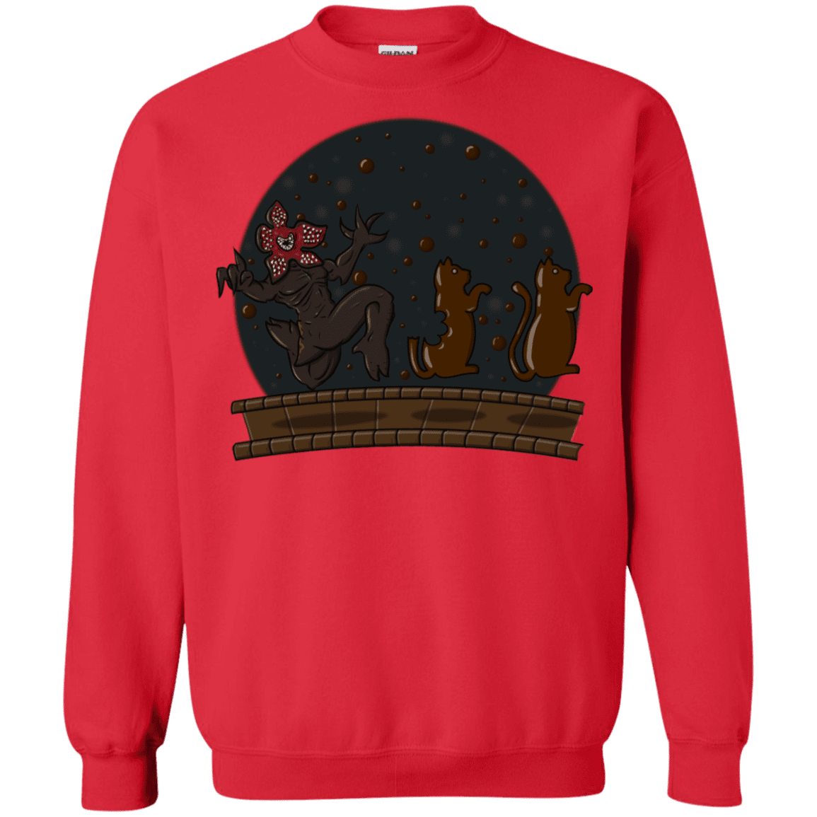 Sweatshirts Red / S Demogorgon Chocolata Crewneck Sweatshirt