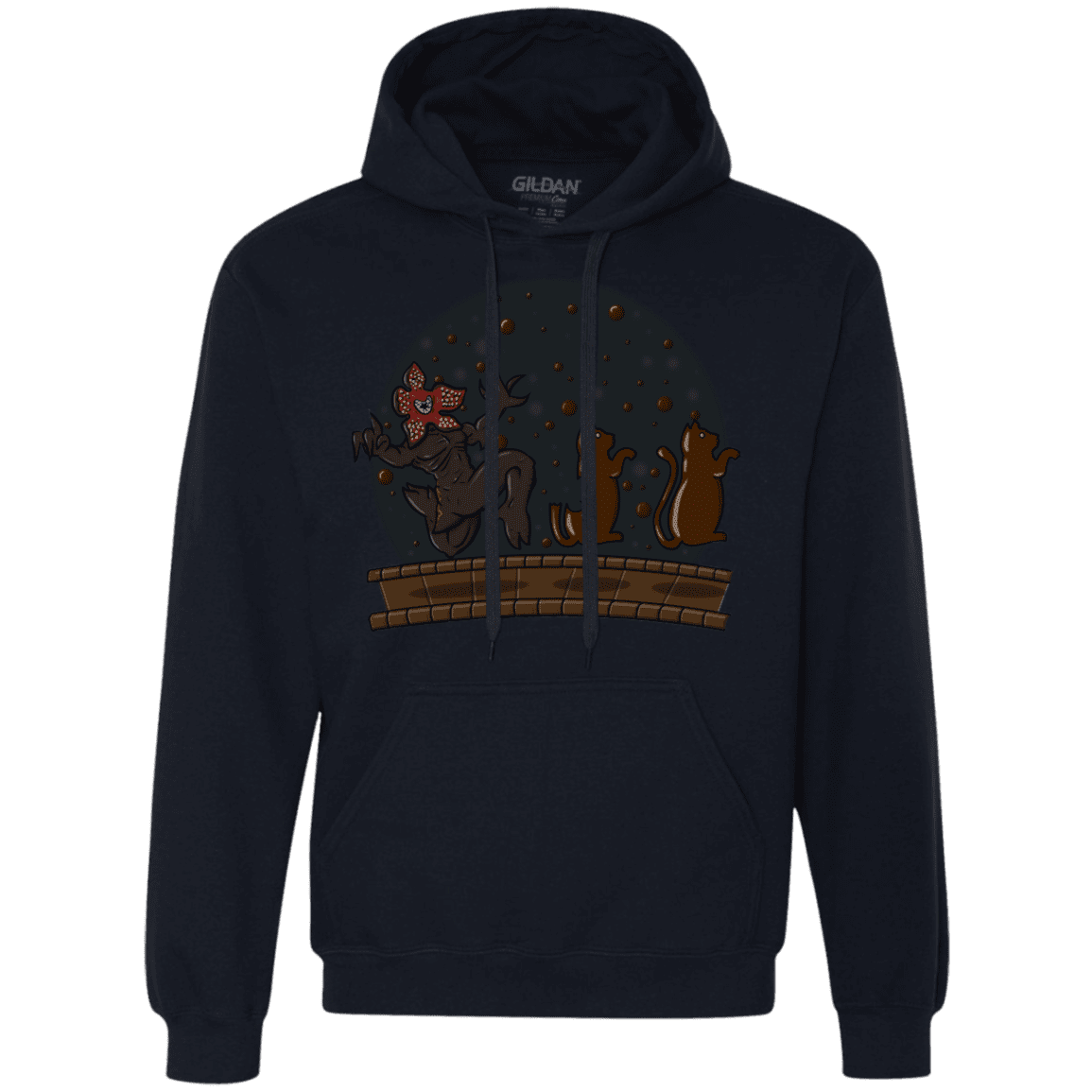 Sweatshirts Navy / S Demogorgon Chocolata Premium Fleece Hoodie