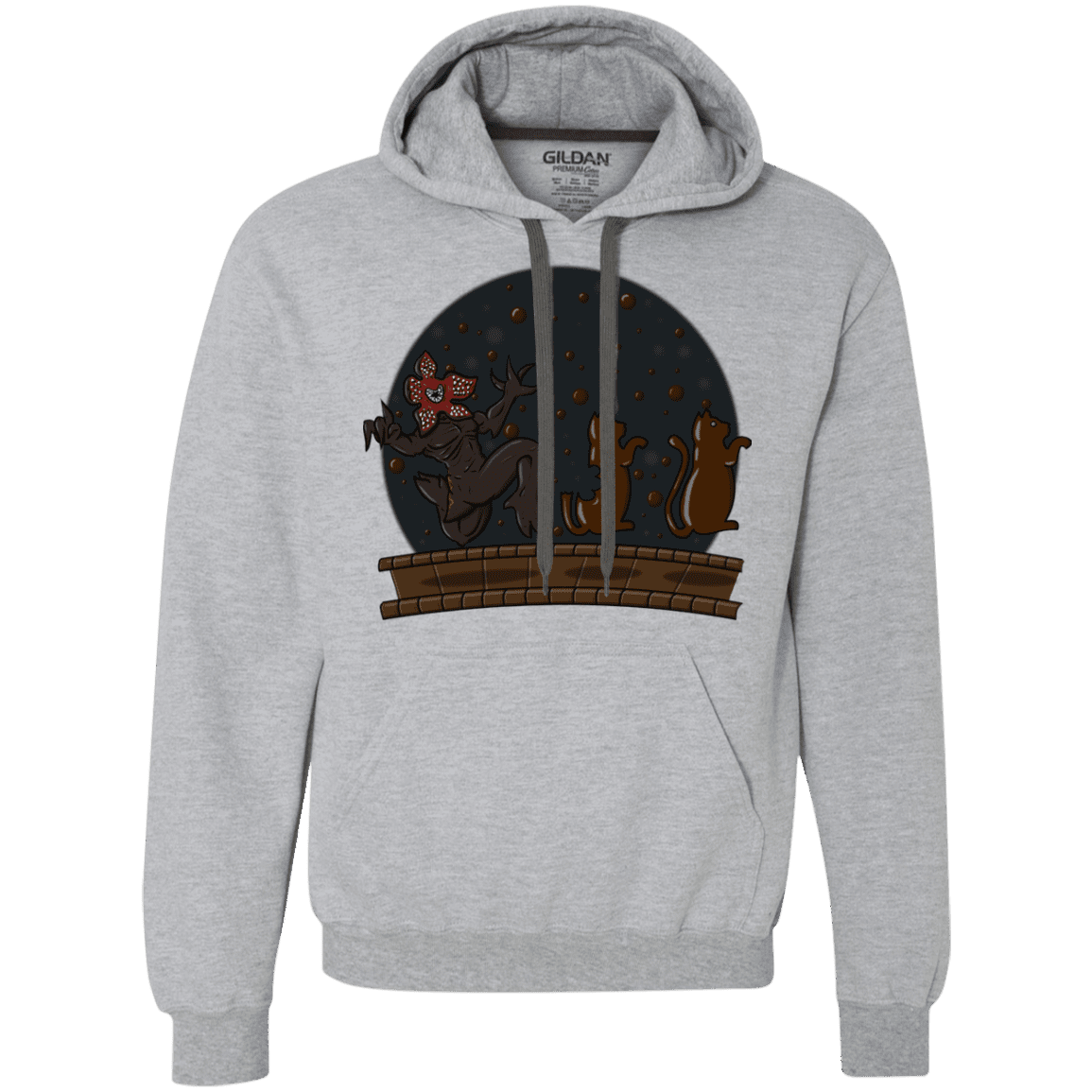 Sweatshirts Sport Grey / L Demogorgon Chocolata Premium Fleece Hoodie