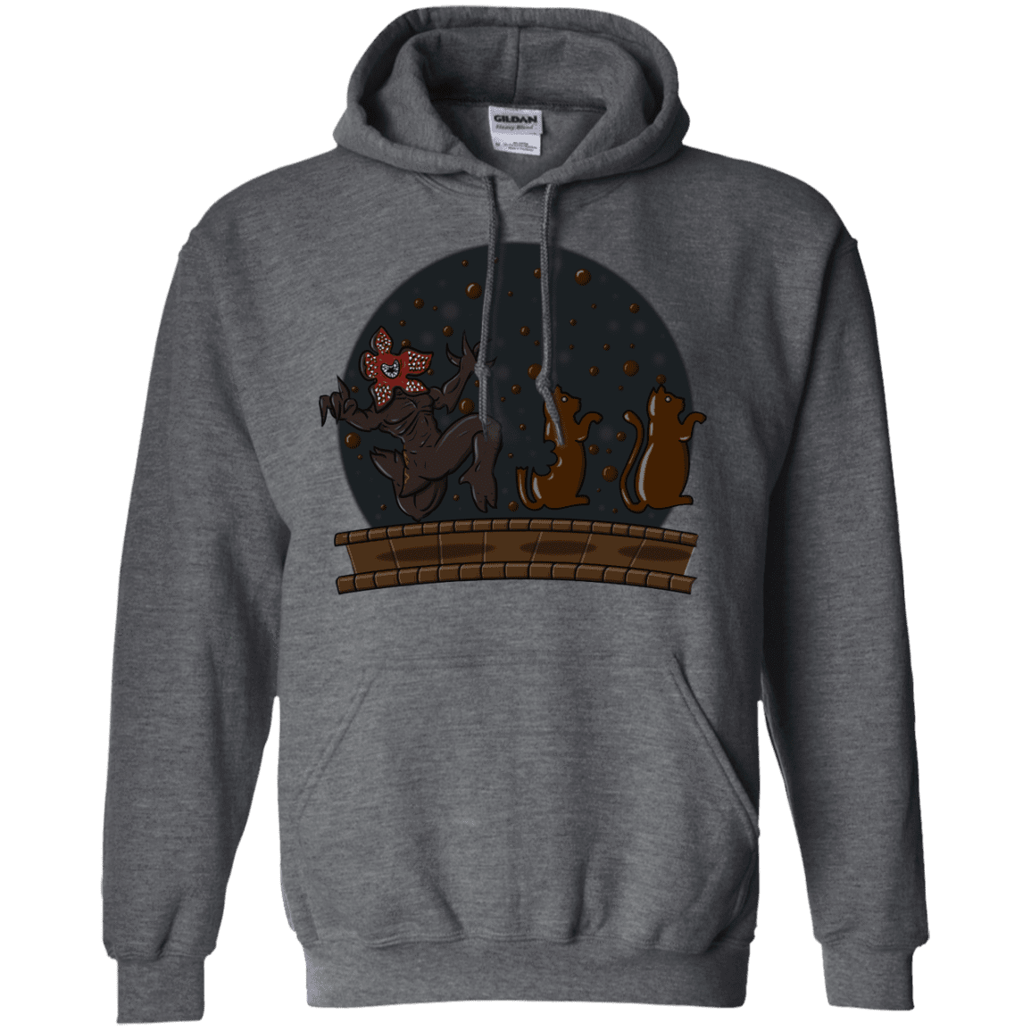 Sweatshirts Dark Heather / S Demogorgon Chocolata Pullover Hoodie