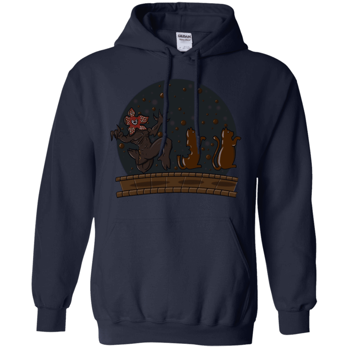 Sweatshirts Navy / S Demogorgon Chocolata Pullover Hoodie