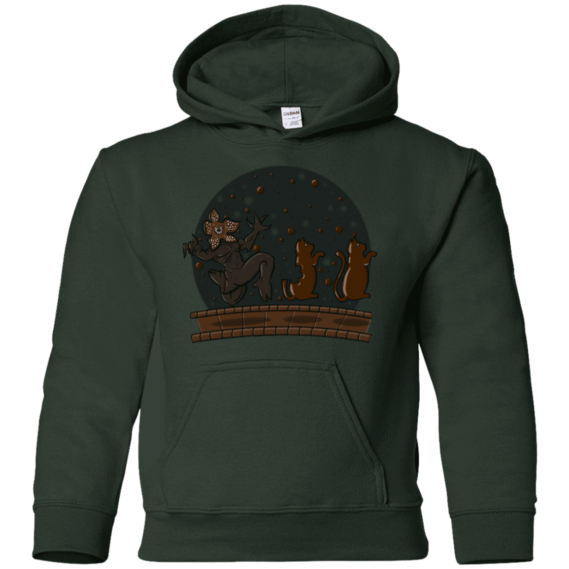 Sweatshirts Forest Green / YS Demogorgon Chocolata Youth Hoodie