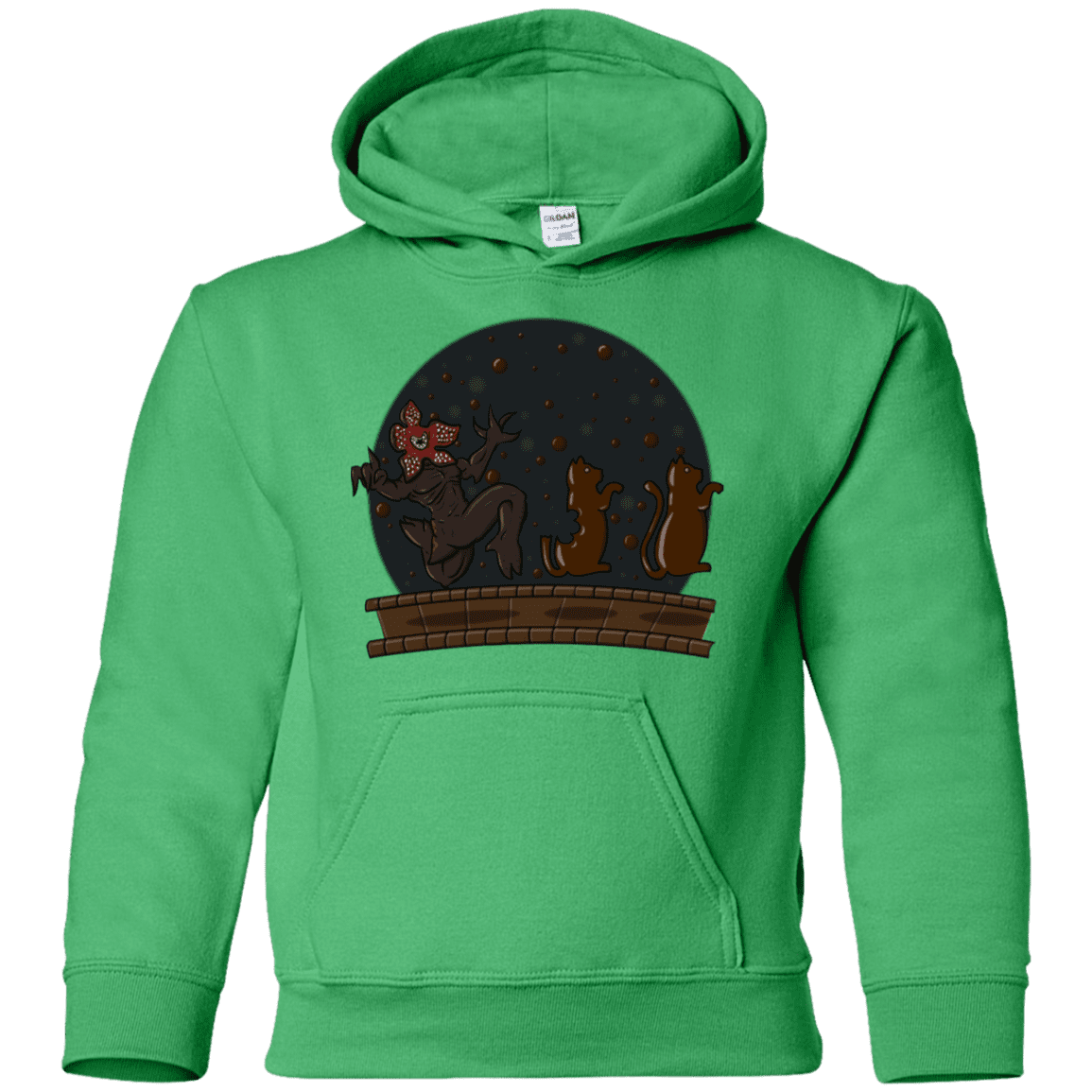 Sweatshirts Irish Green / YS Demogorgon Chocolata Youth Hoodie