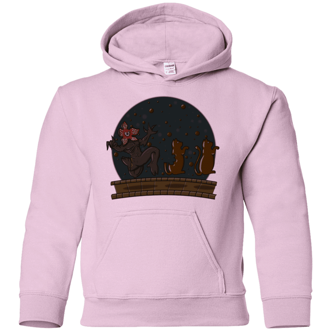 Sweatshirts Light Pink / YS Demogorgon Chocolata Youth Hoodie