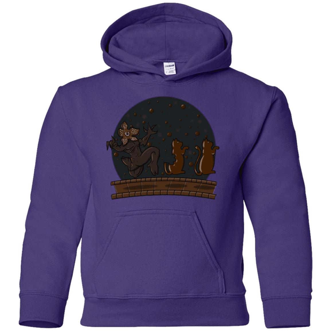 Sweatshirts Purple / YS Demogorgon Chocolata Youth Hoodie