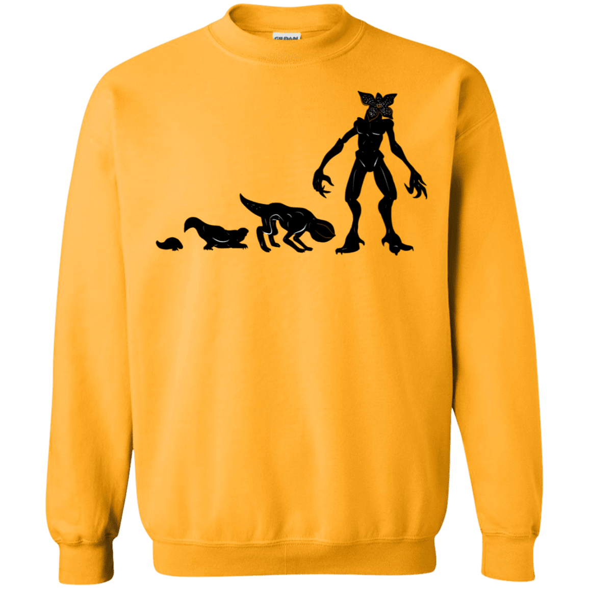 Sweatshirts Gold / S Demogorgon Evolution Crewneck Sweatshirt