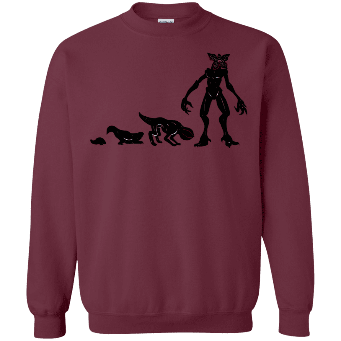 Sweatshirts Maroon / S Demogorgon Evolution Crewneck Sweatshirt
