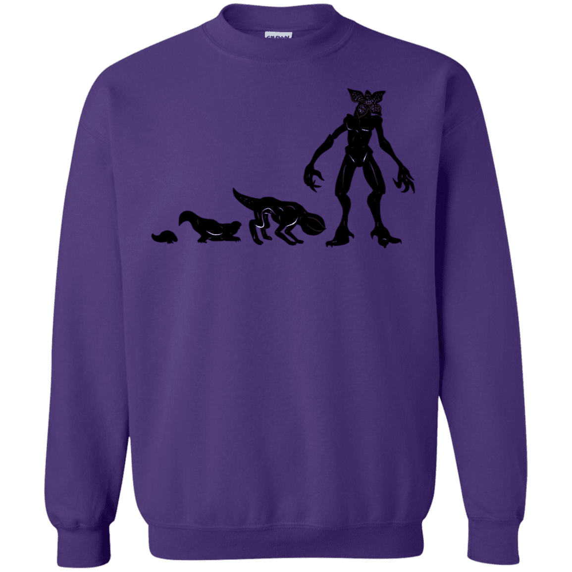 Sweatshirts Purple / S Demogorgon Evolution Crewneck Sweatshirt