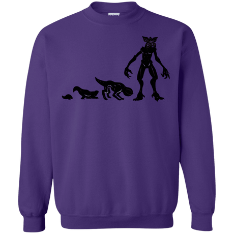 Sweatshirts Purple / S Demogorgon Evolution Crewneck Sweatshirt