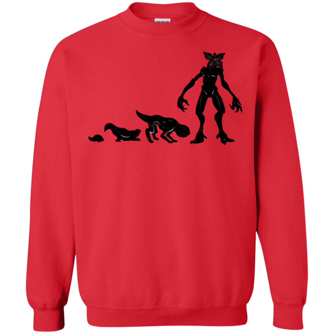 Sweatshirts Red / S Demogorgon Evolution Crewneck Sweatshirt