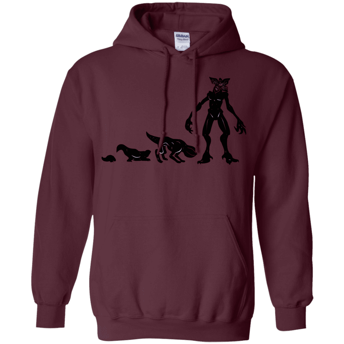 Sweatshirts Maroon / S Demogorgon Evolution Pullover Hoodie