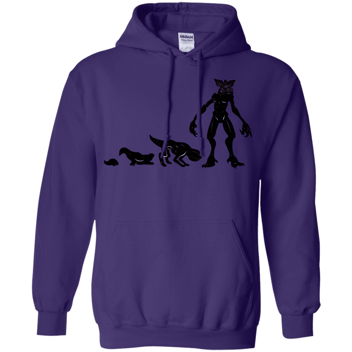 Sweatshirts Purple / S Demogorgon Evolution Pullover Hoodie