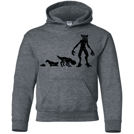 Sweatshirts Dark Heather / YS Demogorgon Evolution Youth Hoodie