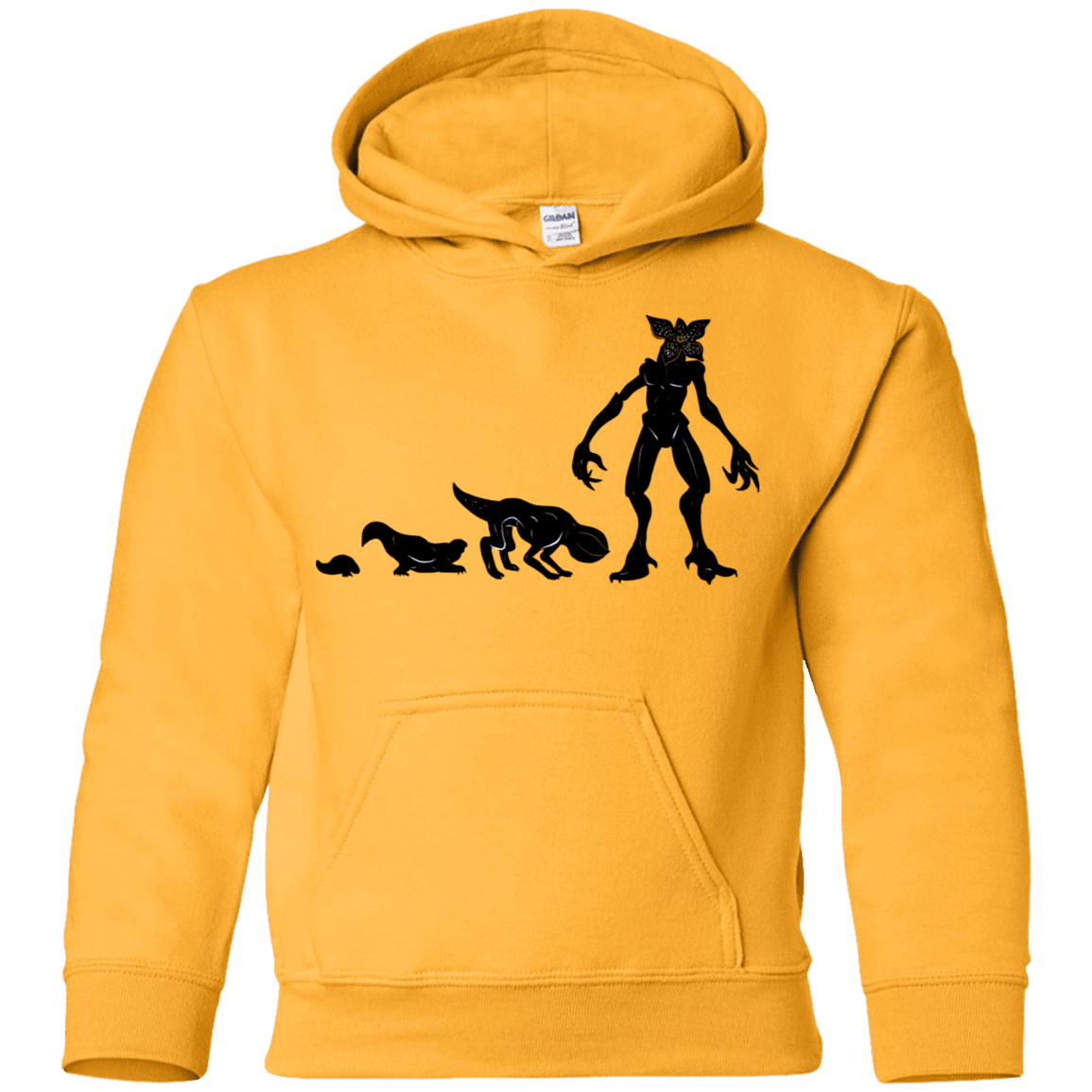 Sweatshirts Gold / YS Demogorgon Evolution Youth Hoodie