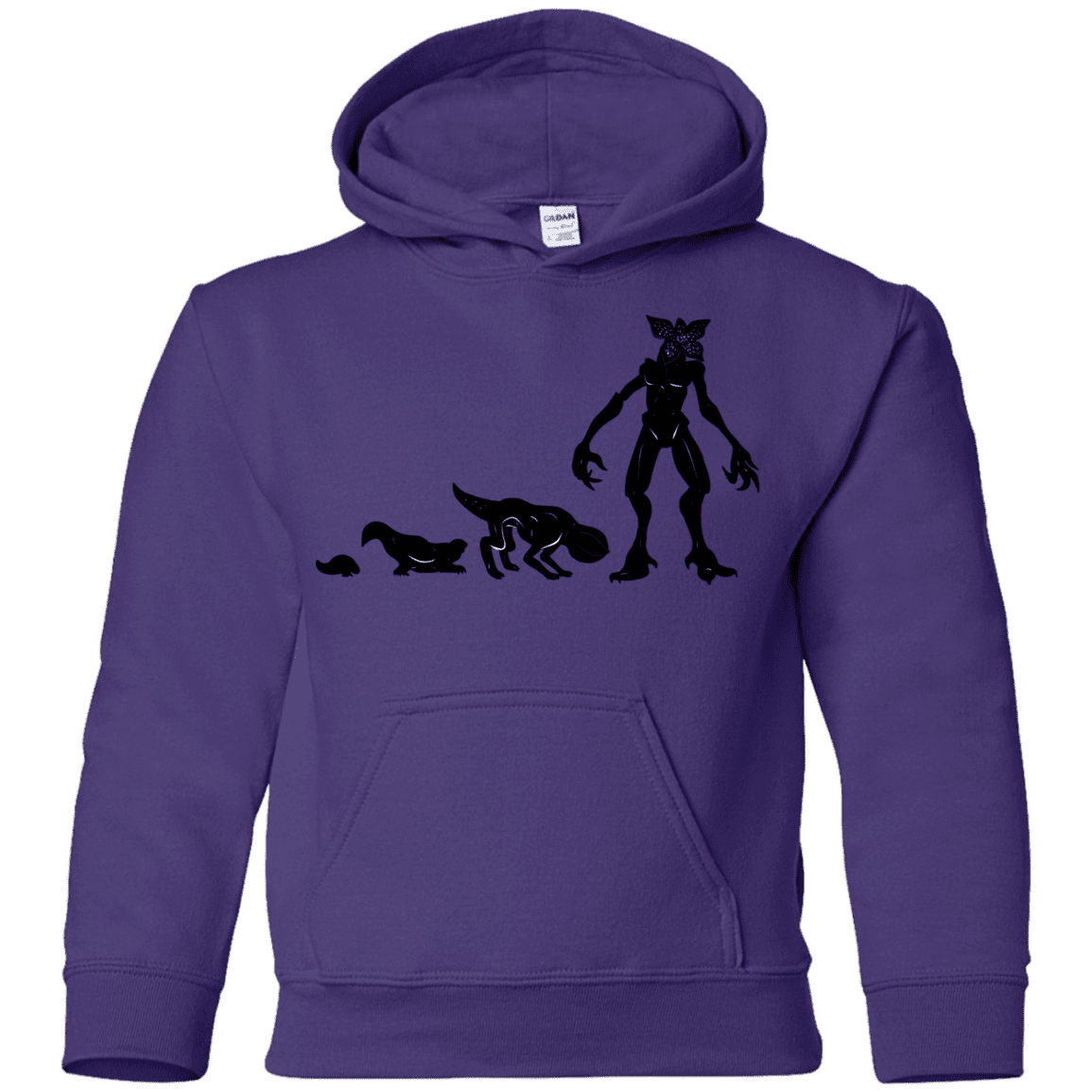 Sweatshirts Purple / YS Demogorgon Evolution Youth Hoodie